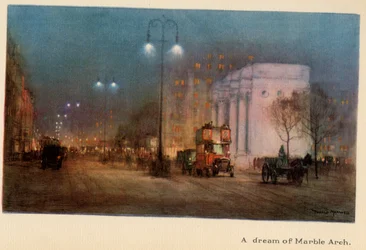 Um sonho de Marble Arch, de "The New Lights of London", publicado em 1926